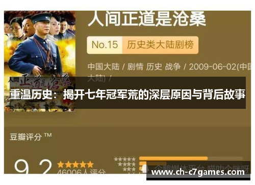 重温历史：揭开七年冠军荒的深层原因与背后故事